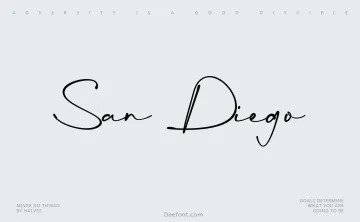 San Diego Font