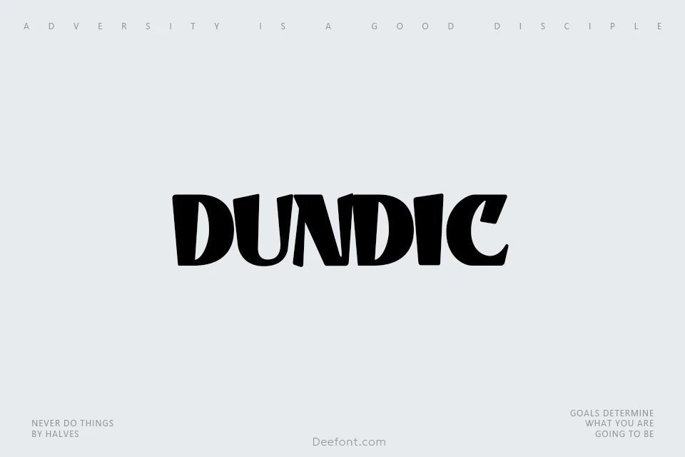 ST-Dundić Font