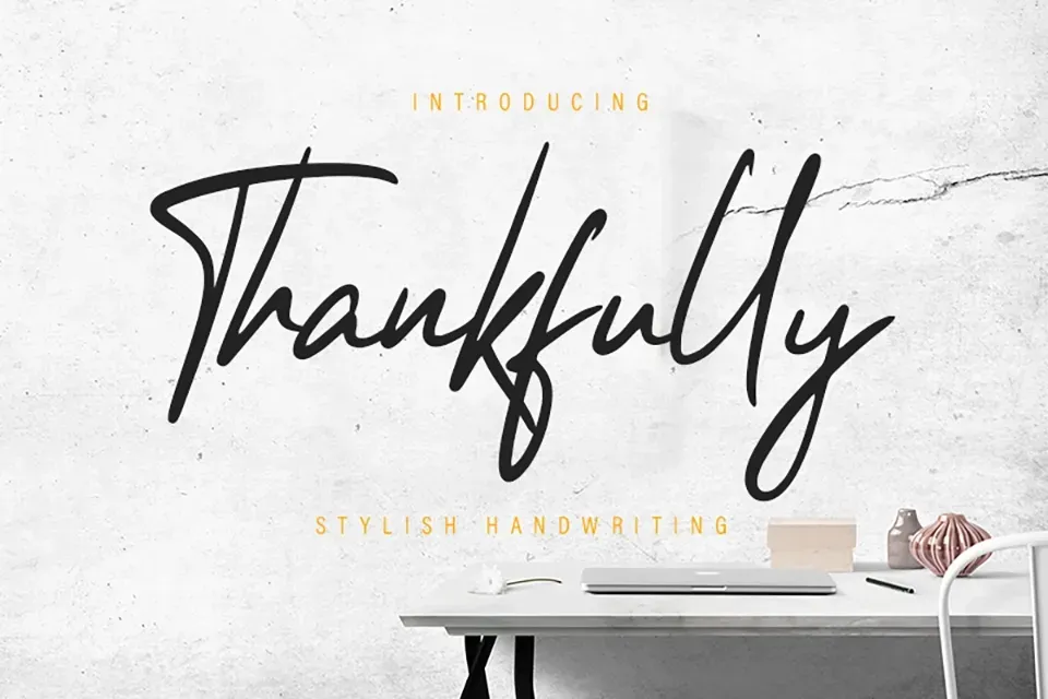 Thankfully Font