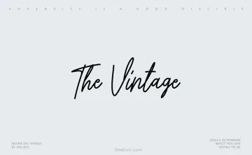 The Vintage Font