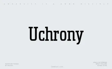 Uchrony Font Family