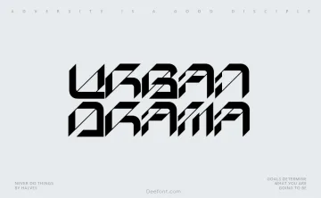 Urban Drama Font