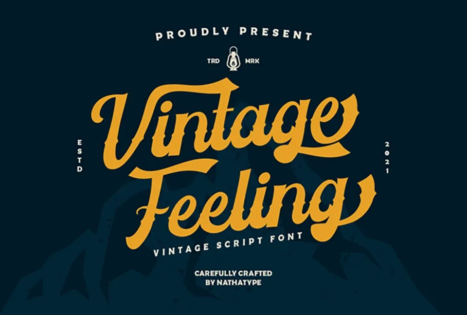 Vintage Feeling Font
