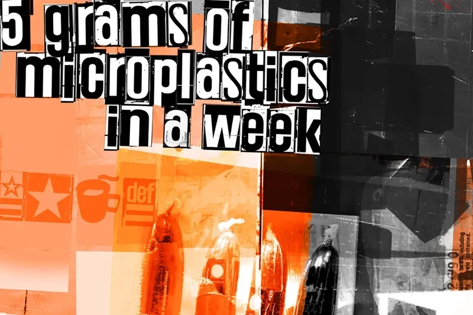 5 Grams Of Microplastics In A Week Font