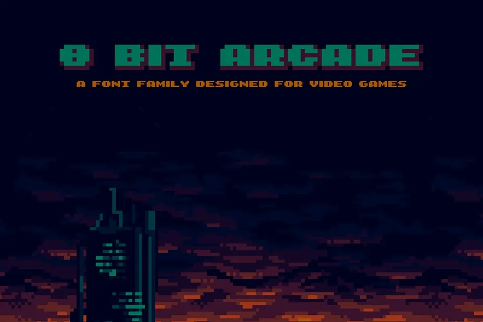 8-bit Arcade Font