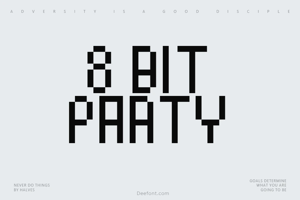 8 Bit Party Font