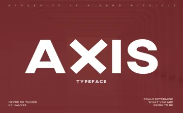 Axis Font