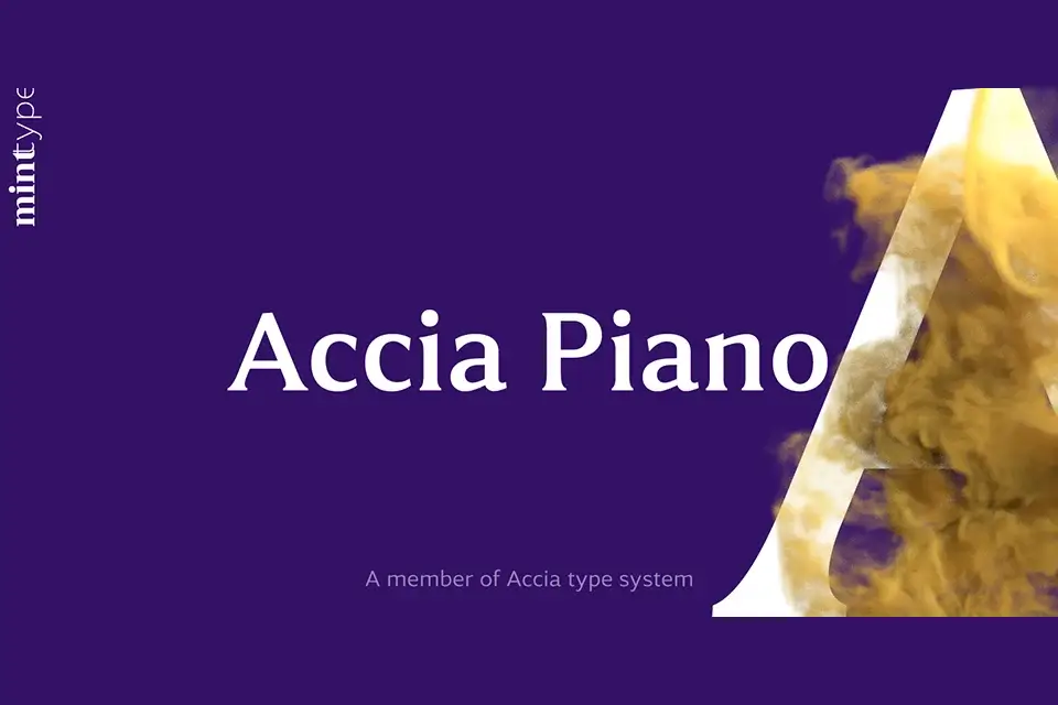 Accia Piano Font Family