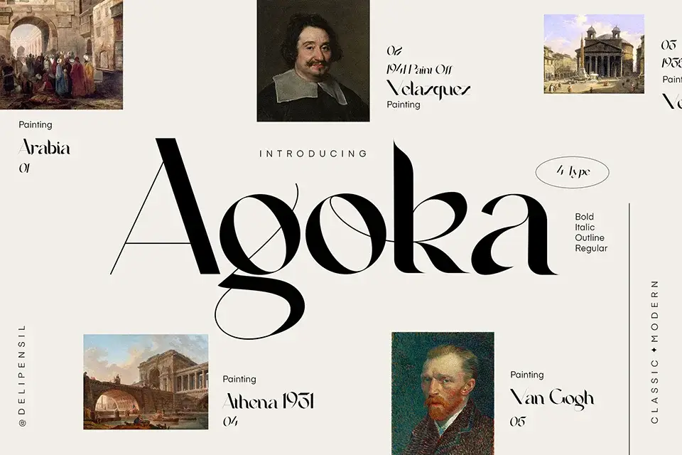 Agoka Serif Font