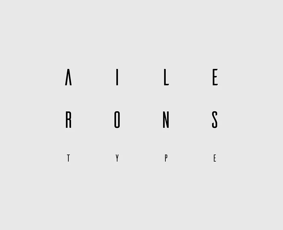 Ailerons Font download