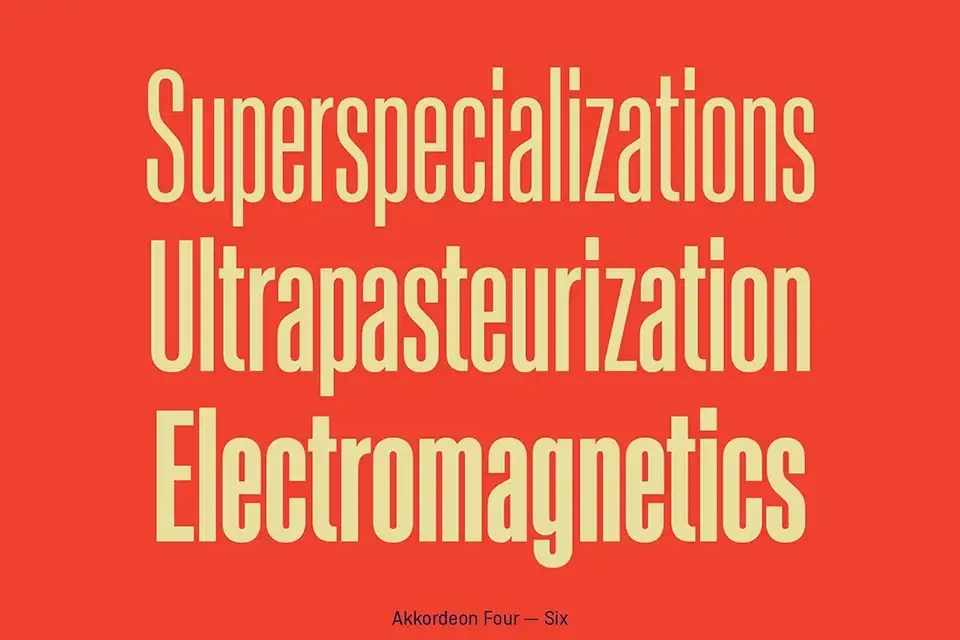 Akkordeon Font Family