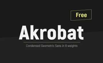 Akrobat Font Family