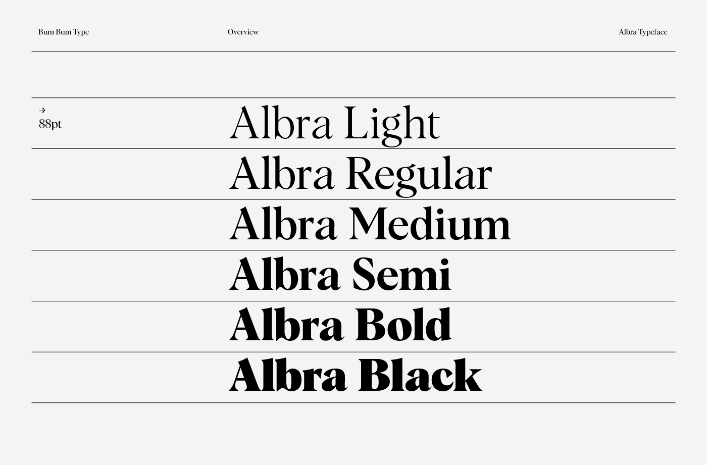 Albra Font Family