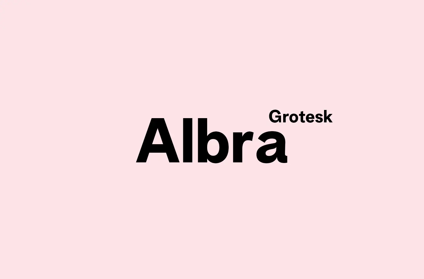 Albra Grotesk Font Family