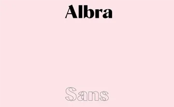 Albra Sans Font Family