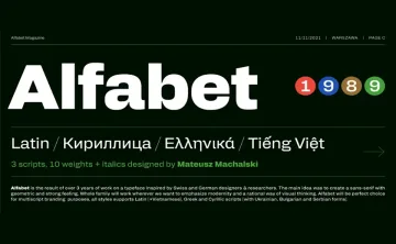 Alfabet Font Family