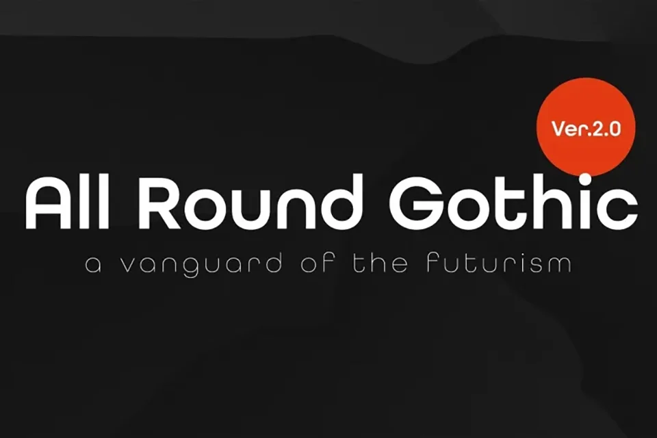 All Round Gothic Font Family