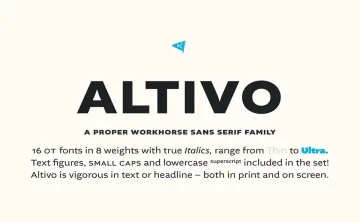 Altivo Font Family