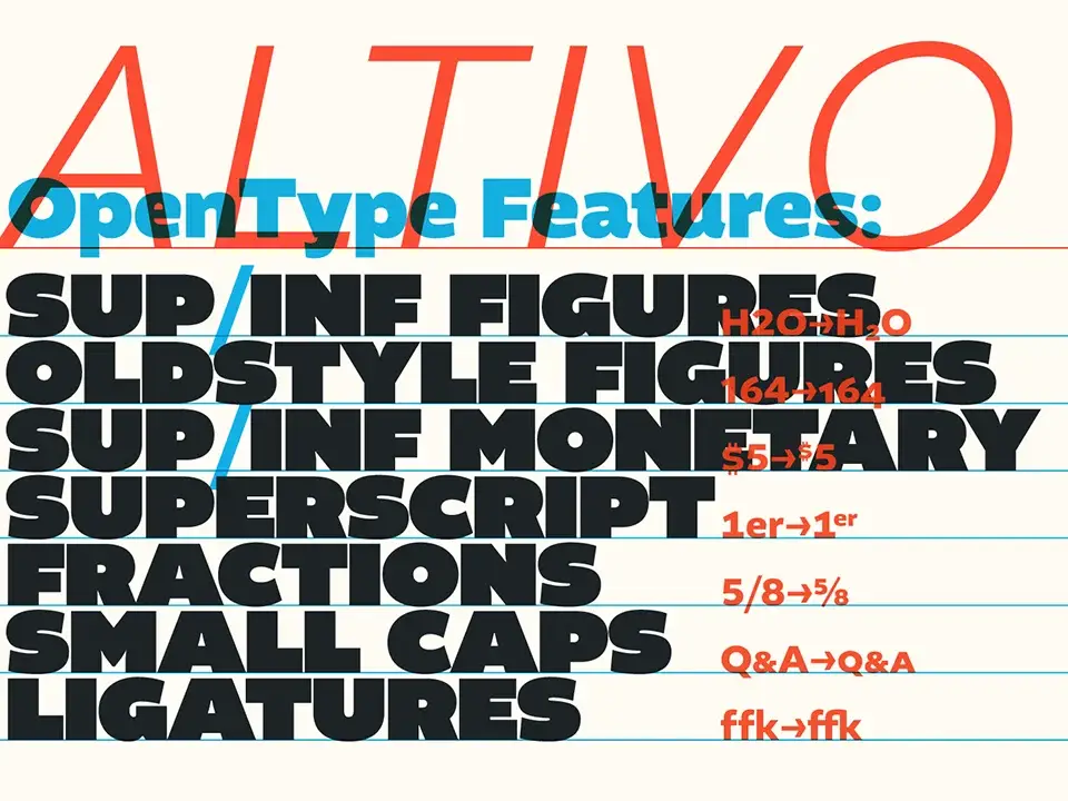 Altivo Font Family