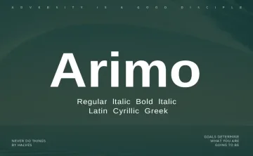 Arimo Font Family