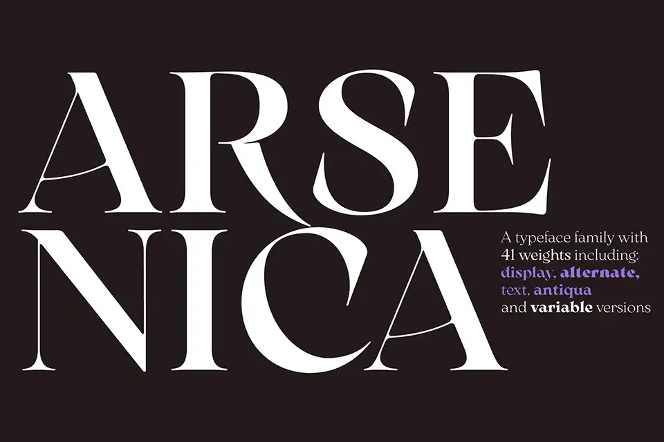 Arsenica Font Family