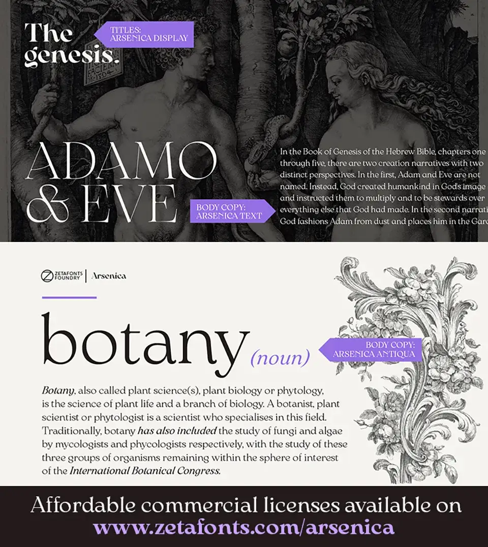 Arsenica Font Family