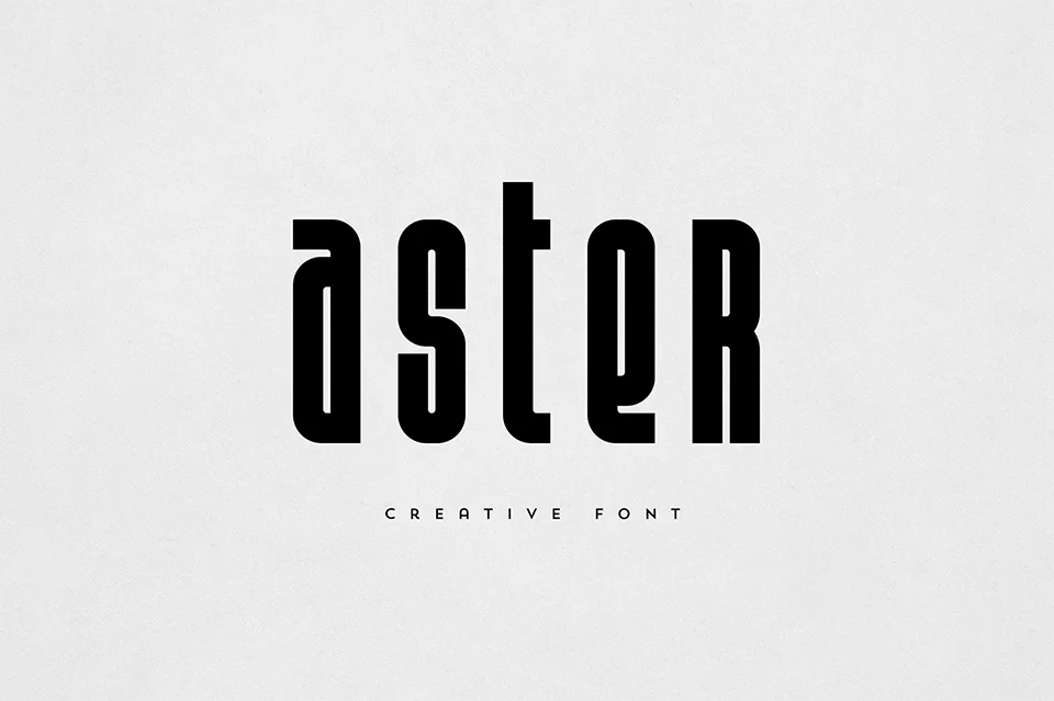Aster Creative Font download