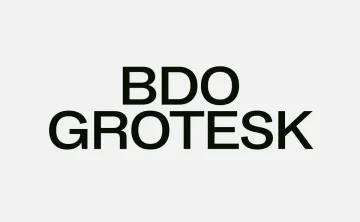 BDO Grotesk Font Family