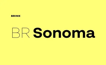 BR Sonoma Font Family