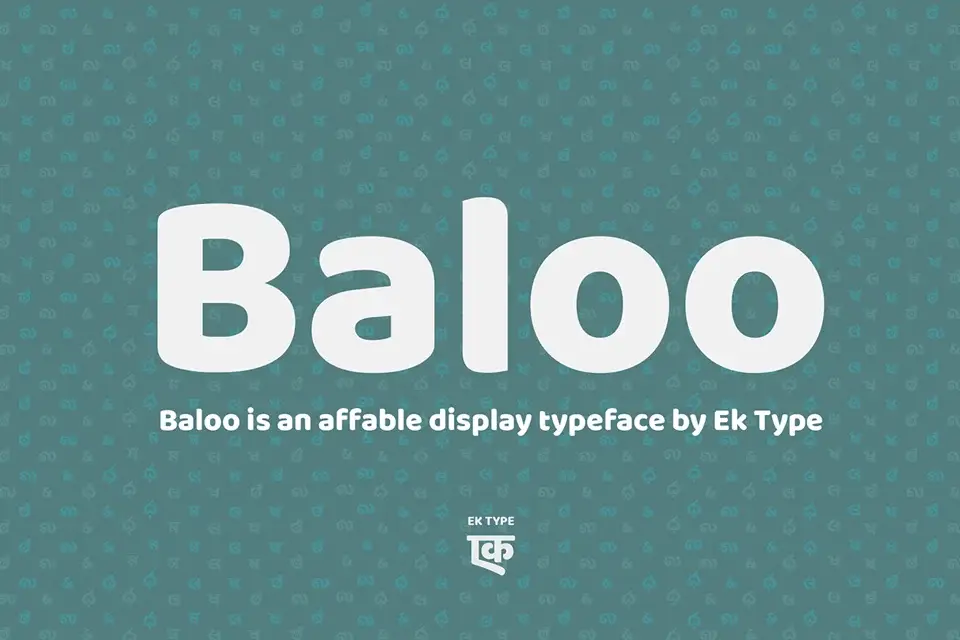 Baloo Font Family