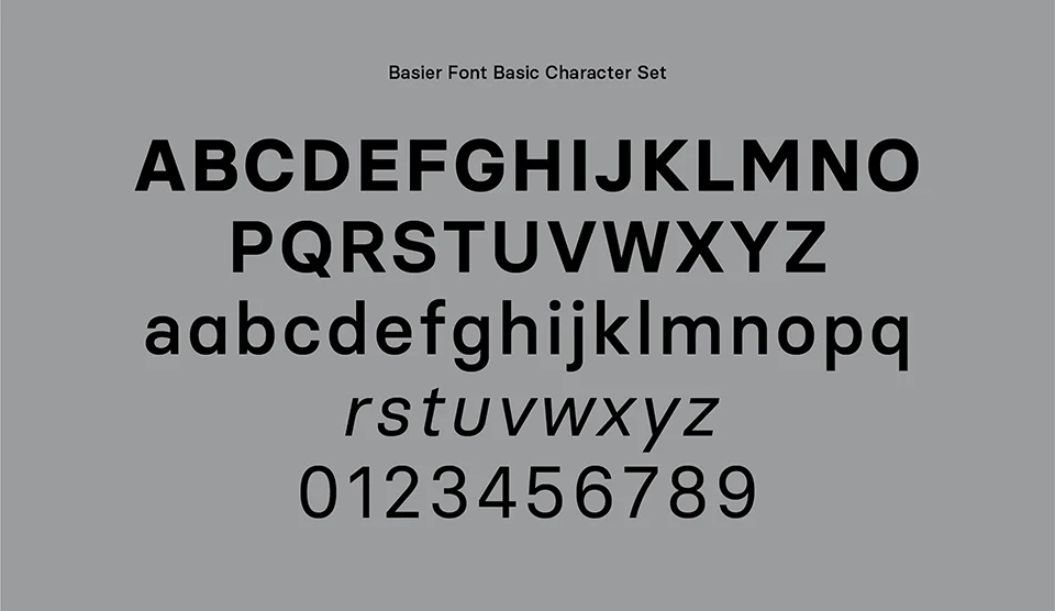 Basier typeface download