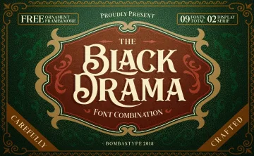 Black Drama Font