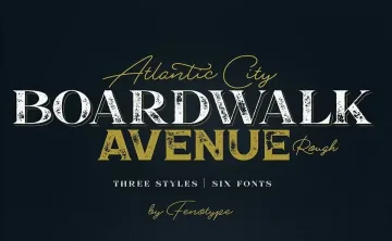 Boardwalk Avenue Rough Font