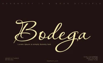 Bodega Script Font