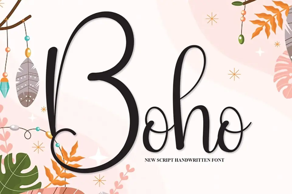 Boho Script Font