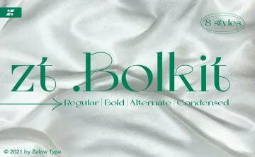 Bolkit Font Family