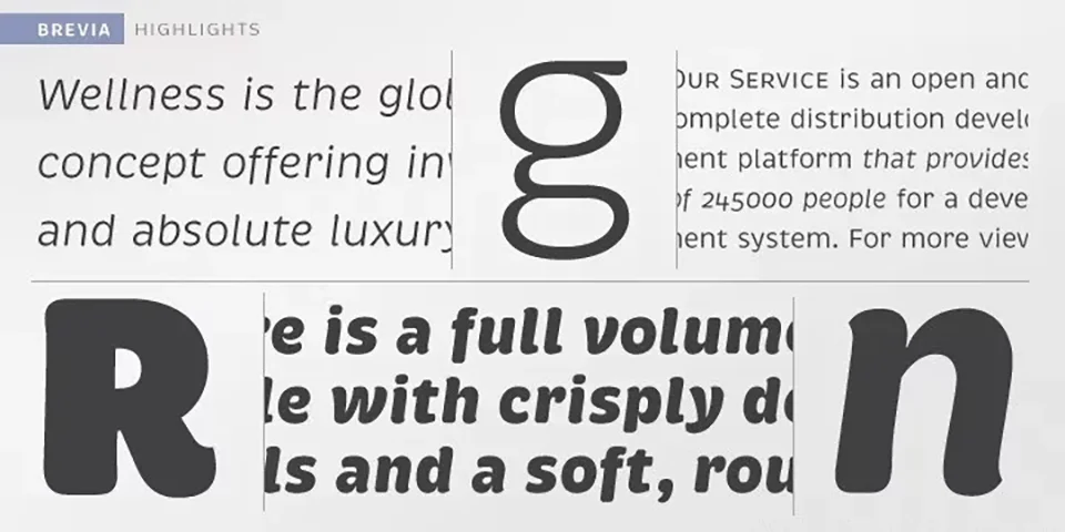 Brevia Font Family