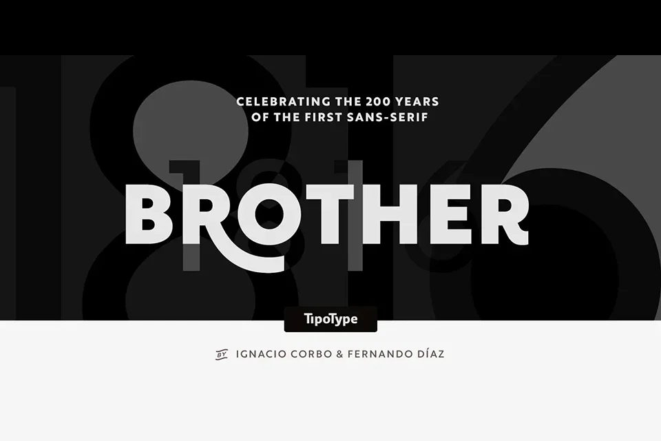 Brother 1816 Font