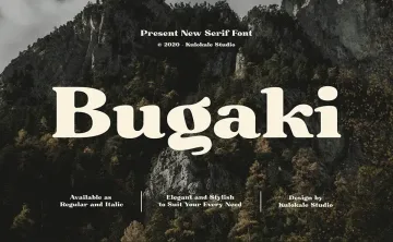 Bugaki Font