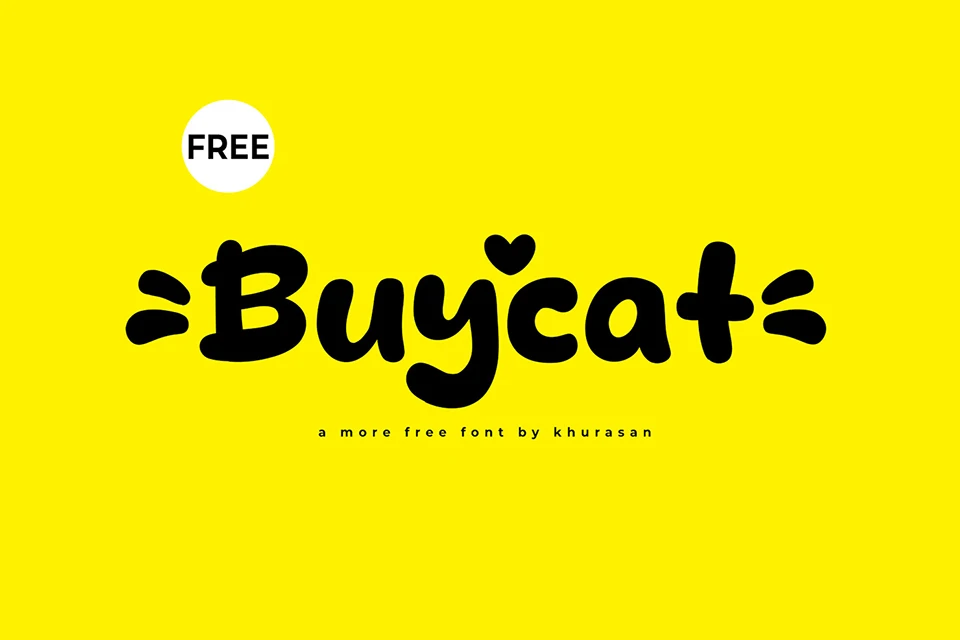 Buycat typeface download