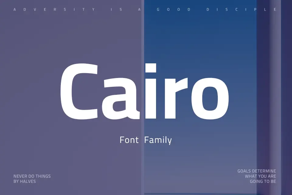 Cairo Font Family