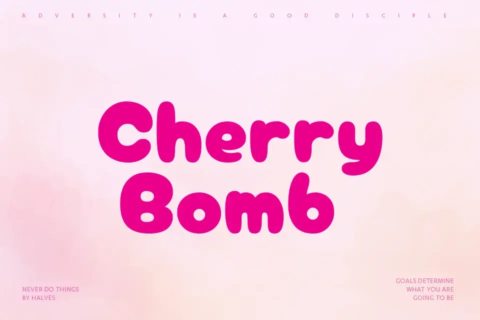 CherryBomb Font