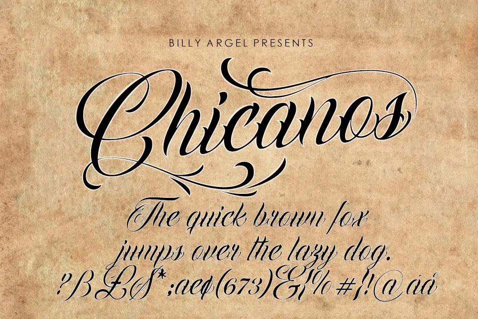 Chicanos Font