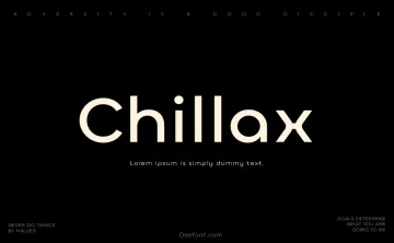 Chillax Font Family