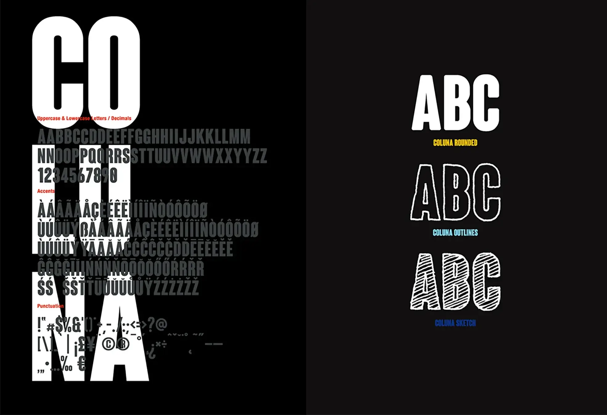 Coluna Font Family