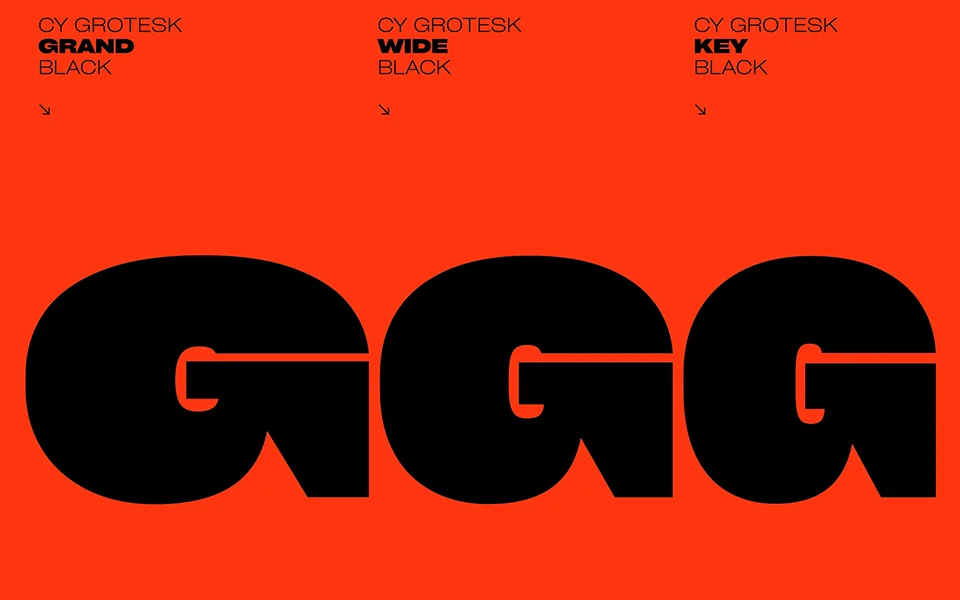 Cy Grotesk typeface download
