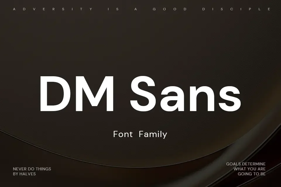 DM Sans Font Family