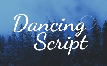 Dancing Script Font Family