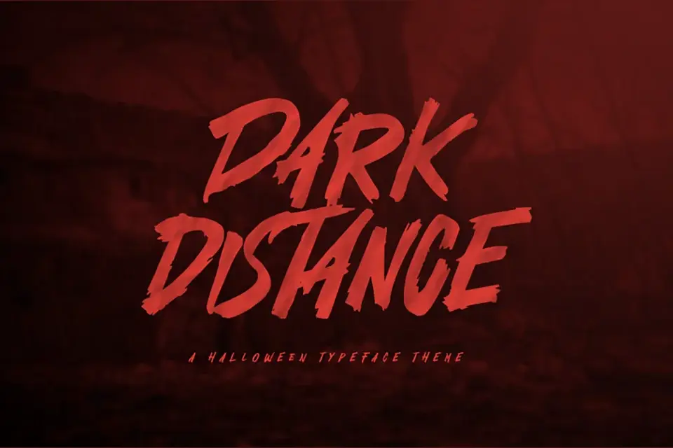 Dark Distance Font