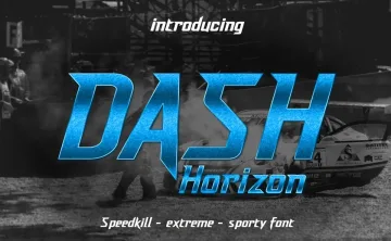 Dash Horizon Font